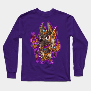 Cartoon of Anubis 🌟 Long Sleeve T-Shirt